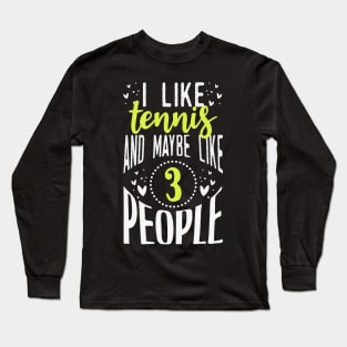 Tennis Long Sleeve T-Shirt